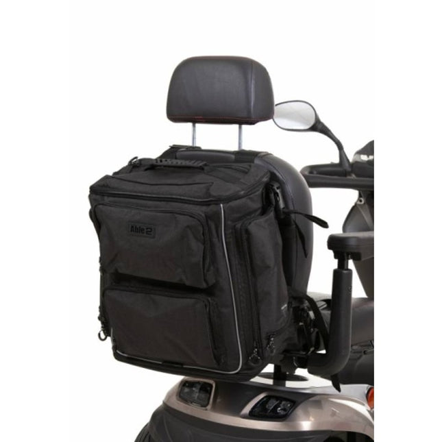 Wheelchair Bag - Luxe Premium Scooter and Wheelchair Bag - Black