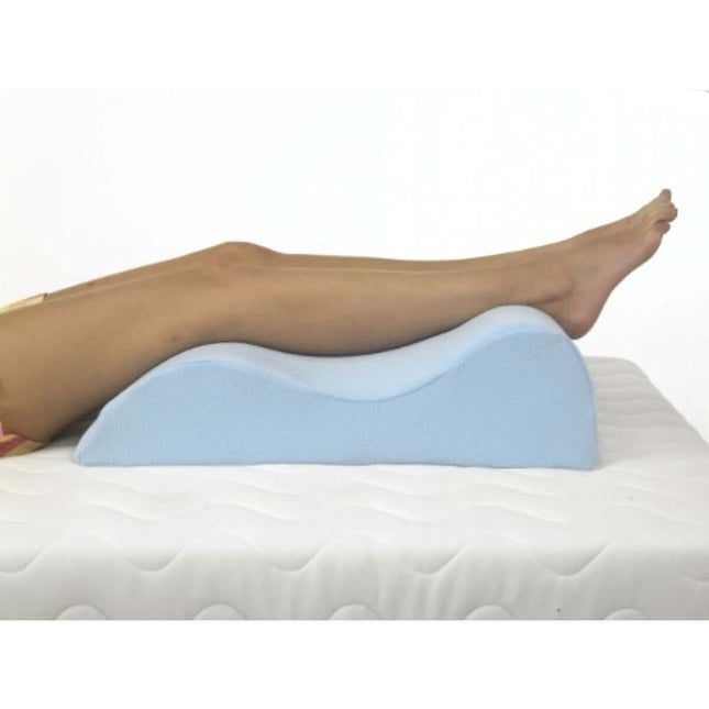 Harley Leg Raiser shown in use, providing ergonomic support for legs and aiding back pain relief.