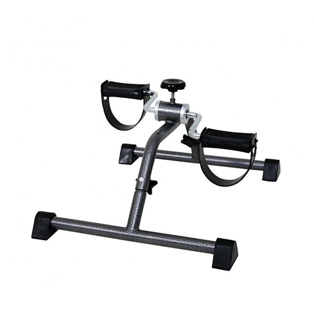 Compact pedal exerciser with a durable steel frame, designed for low-impact exercise at home.