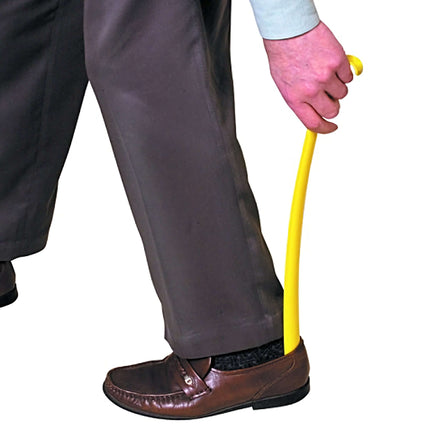 Plastic Shoehorn With Hook - Premium  from Senior Living Aids - Just £4.95! Shop now at Senior Living Aids