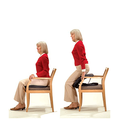 Uplift Seat Assist - Plus helping users elevate effortlessly from a chair with adjustable height settings.