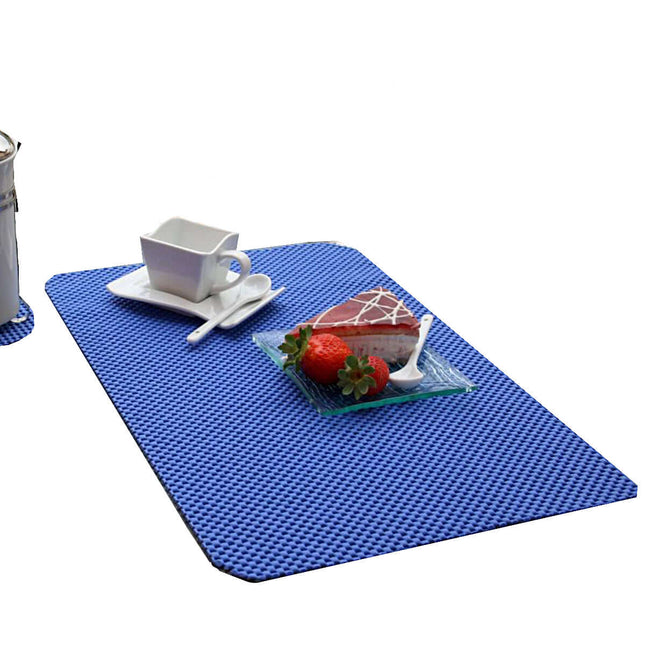 StayPut Anti-Slip Tablemat (x4) and Coaster (x4) Set - Premium  from Senior Living Aids - Just £15.95! Shop now at Senior Living Aids