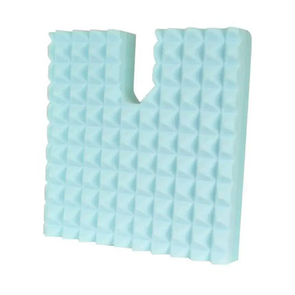 Harley Proform Cushion featuring a blue textured surface designed for comfort and support in wheelchairs.