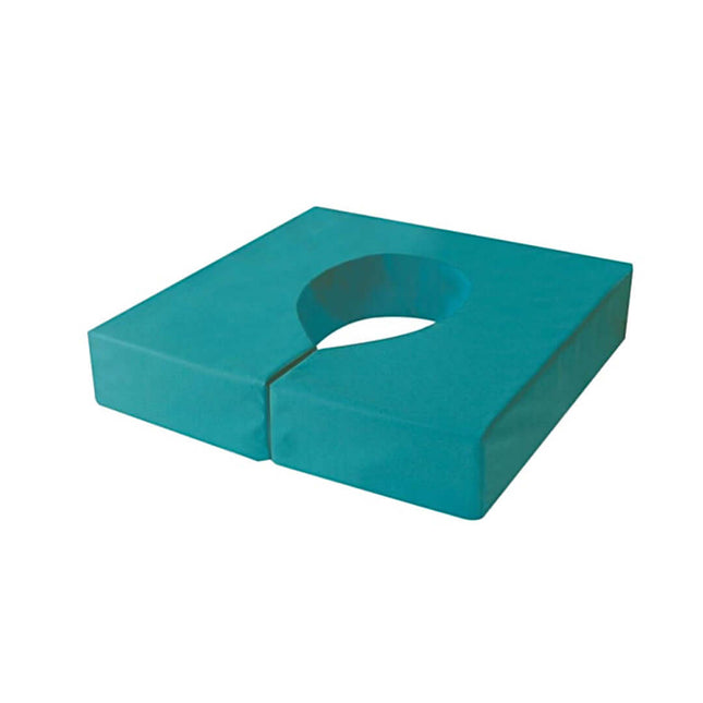 Commode Cushion. Teal