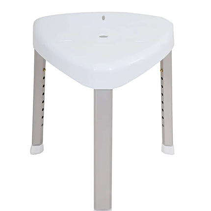 Corner Shower Stool - Height Adjustable - Premium  from Senior Living Aids - Just £62.95! Shop now at Senior Living Aids
