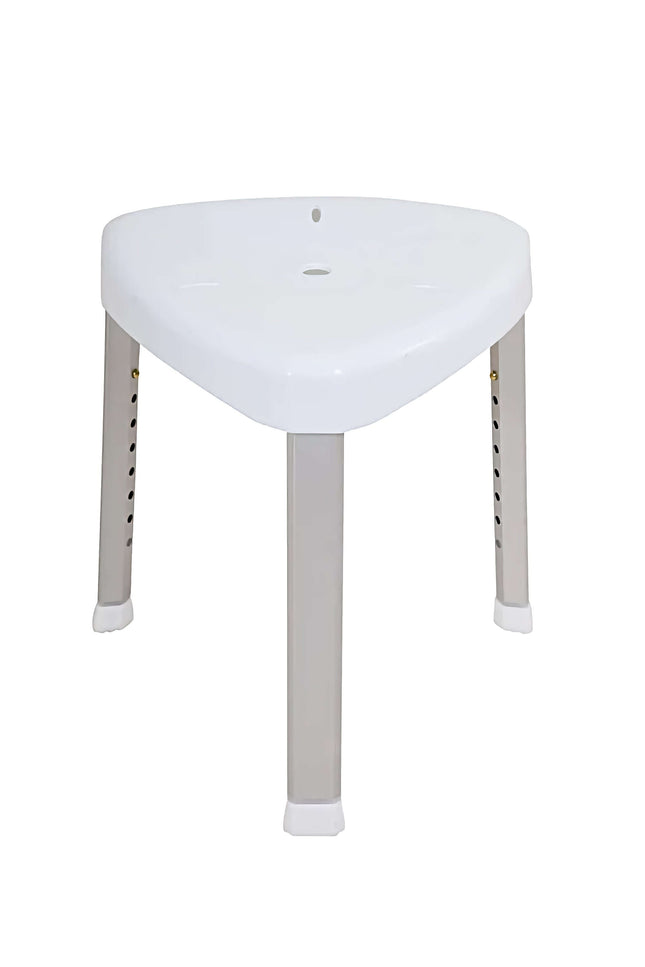 Corner Shower Stool - Height Adjustable - Premium  from Senior Living Aids - Just £62.95! Shop now at Senior Living Aids