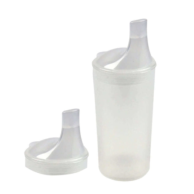Drinking Cup clear with two lids - Premium  from Senior Living Aids - Just £7.20! Shop now at Senior Living Aids