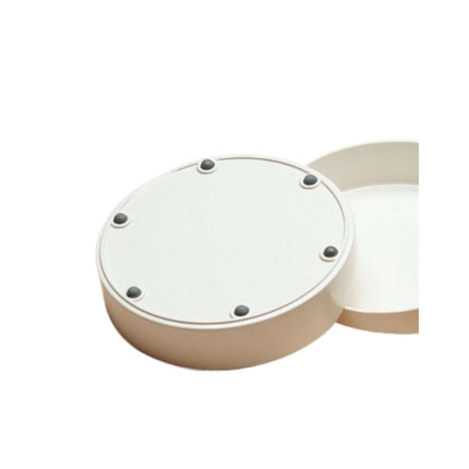 GripWare high-sided dish with a smooth, round design and a detachable lid, ideal for independent eating.