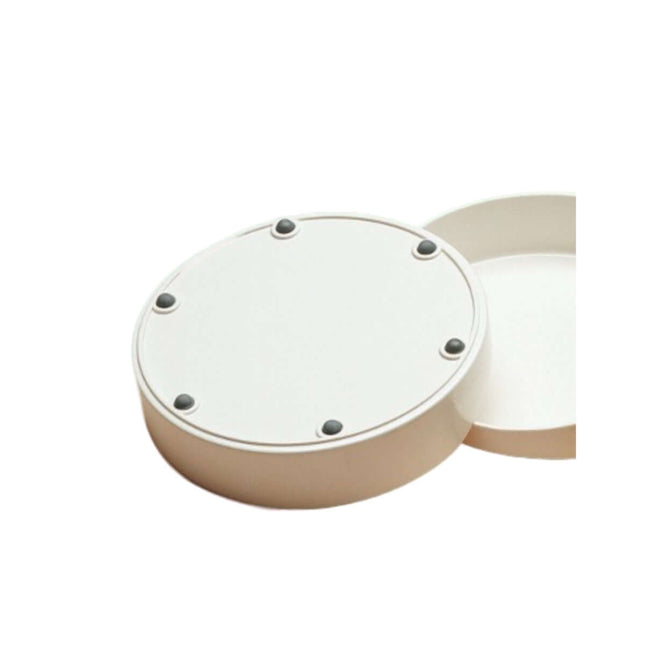 GripWare high-sided dish with a smooth, round design and a detachable lid, ideal for independent eating.