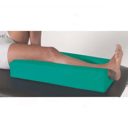 Harley Designer Leg Trough in green, providing comfort and support with memory foam for ideal leg elevation.