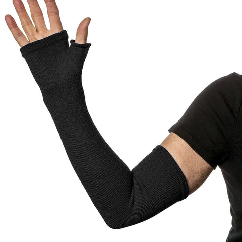 Long Fingerless Gauntlet Gloves - Weak thin skin protection (pair) - Premium Fingerless Long Gloves from Limbkeepers - Just £25! Shop now at Senior Living Aids