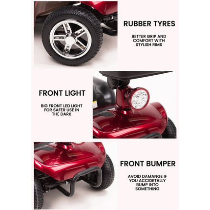Pavement Legal Electric Mobility Scooter With Removable Battery