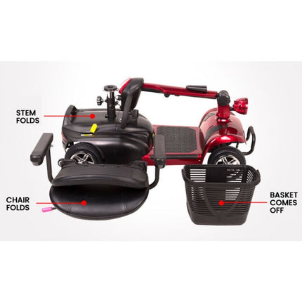 Pavement Legal Electric Mobility Scooter With Removable Battery