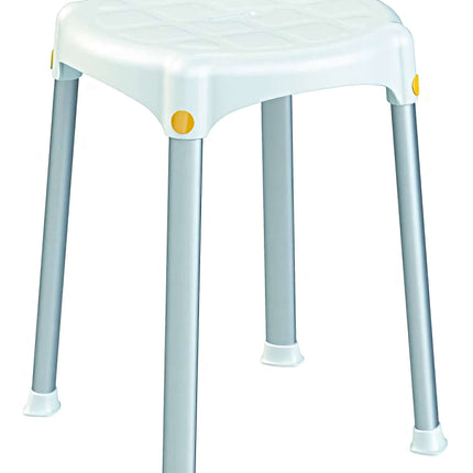 Round Top Shower Stool - Premium  from Senior Living Aids - Just £42.85! Shop now at Senior Living Aids