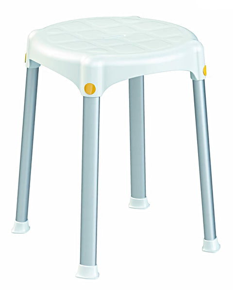 Round Top Shower Stool - Premium  from Senior Living Aids - Just £42.85! Shop now at Senior Living Aids
