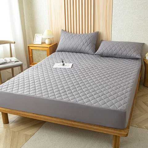 Waterproof Cotton Mattress Cover, Throw Fitted Sheet, Bed Replacement Protector, Single, Double, 140, 160, Muti Size Bed Sheets