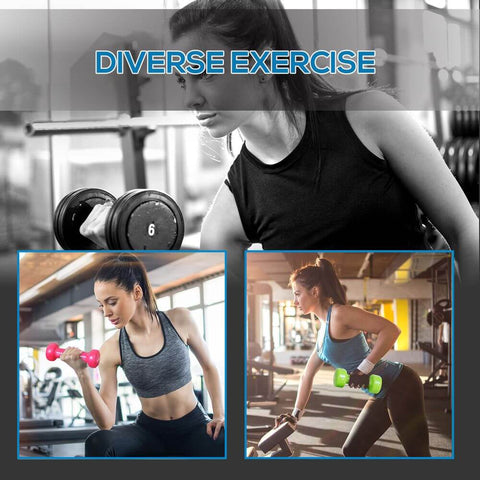 10kg Colourful Dumbbell Weights Set