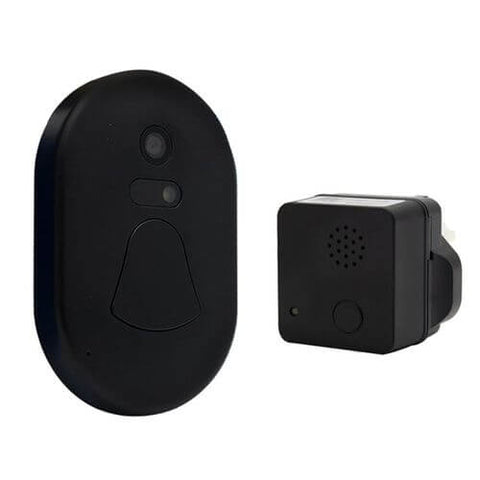 Aquarius Wifi Wireless Smart Camera Doorbell[Black]