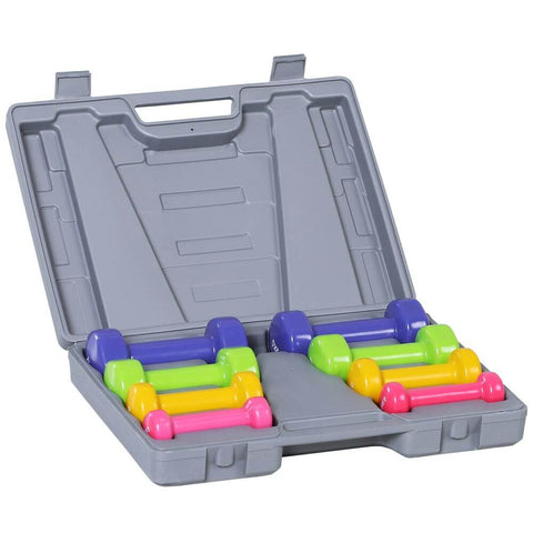 10kg Colourful Dumbbell Weights Set