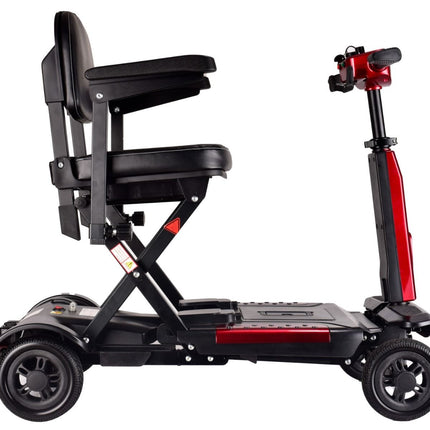 Lightweight Electric Automatically Folding Mobility Scooter With Removeable Battery