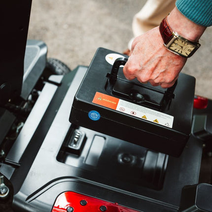 Lightweight Electric Automatically Folding Mobility Scooter With Removeable Battery