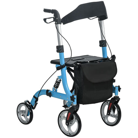 4 Wheel Rollator with Seat For Independence, Comfort & Safety - Premium  from HOMCOM - Just £136.95! Shop now at Senior Living Aids