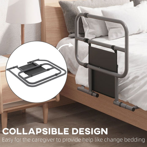 Enhance your nighttime routine with the Folding Bed Rail. - Premium  from HOMCOM - Just £37.95! Shop now at Senior Living Aids