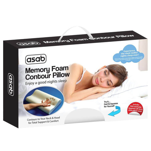 ComfortMAX Memory Foam Elderly Care Pillow | Optimal Neck and Head Support | Correct Sleeping Posture - Premium  from Unbranded - Just £15.95! Shop now at Senior Living Aids