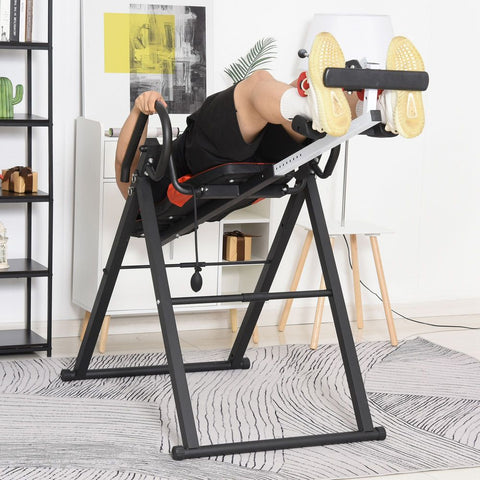 Adjustable Gravity Inversion Table w/ Safety Belt For Muscle Pain HOMCOM - Premium  from Unbranded - Just £130.33! Shop now at Senior Living Aids