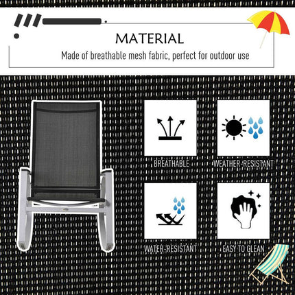 Rocking Chair-Black/Silver - Premium  from Outsunny - Just £88.95! Shop now at Senior Living Aids