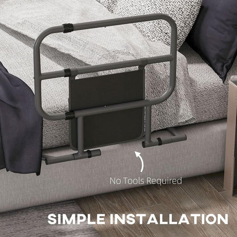 Enhance your nighttime routine with the Folding Bed Rail. - Premium  from HOMCOM - Just £37.95! Shop now at Senior Living Aids