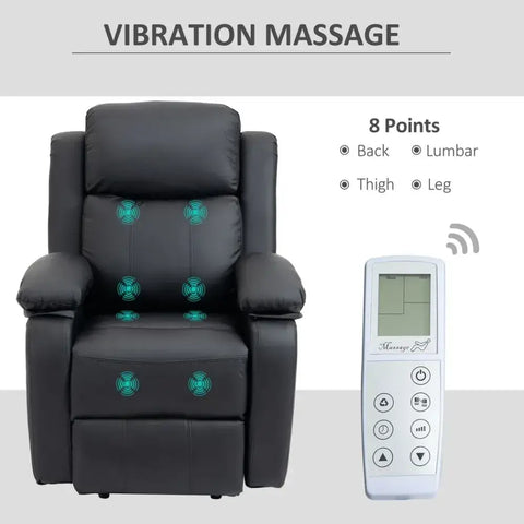 Power Lift Recliner Chair with Massage Vibration - Premium  from HOMCOM - Just £429.95! Shop now at Senior Living Aids