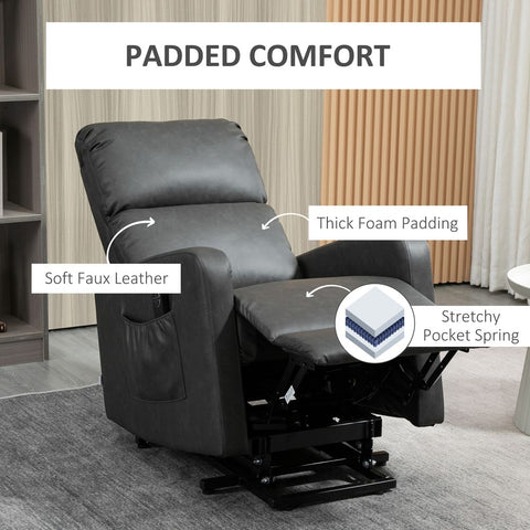 Grey Rise and Recline Chair - Premium  from Unbranded - Just £376.95! Shop now at Senior Living Aids